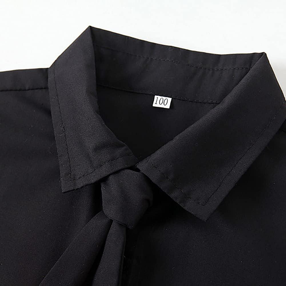 imageIDOPIP Kids Baby Boys Birthday Cake Smash Outfit Gentleman Necktie Shirt Suspenders Shorts Ears Halloween Christmas CostumeBlack 4pcs