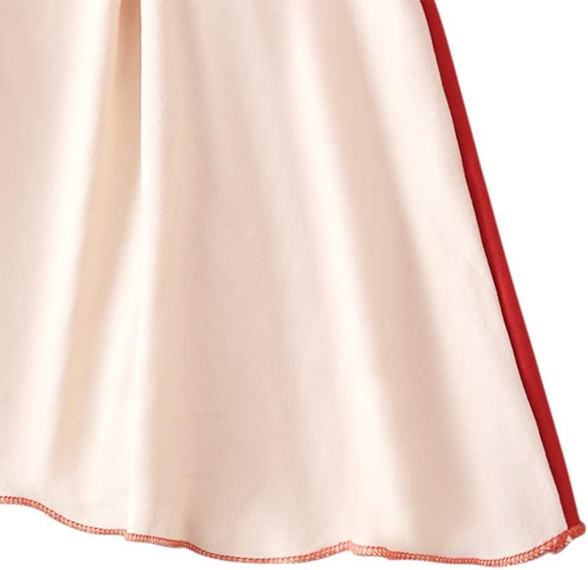 imageIDOPIP Muslim Girls Dress for Kids Long Sleeve Islamic Prayer Abaya Dress Maxi Kaftan Thobe with Hijab 2PCS Modest ClothesRed  Bow