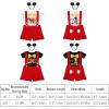imageBaby Boys 1st Birthday Party Cake Smash Outfit Bowtie Romper Suspenders Shorts Pants Mouse Ear Headband 4PCS Clothes Set for Photo Prop Fancy Dress up Costume Black 1st Birthday  Dot 1218 Months