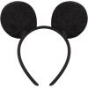 imageBaby Boys 1st Birthday Party Cake Smash Outfit Bowtie Romper Suspenders Shorts Pants Mouse Ear Headband 4PCS Clothes Set for Photo Prop Fancy Dress up Costume Black 1st Birthday  Dot 1218 Months