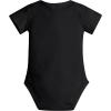 imageBaby Boys Half Way to One Birthday Cake Smash Outfit Bowtie Romper Suspenders Shorts Headband Set Halloween Fancy Dress up Mouse Costume for Photo Party Black  Im Half Way to One 1 612 Months
