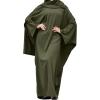 imageIDOPIP Abayas for Women Muslim Dress with Hijab OnePiece Long Sleeve Islamic Prayer Dress with Khimar Jilbab Kaftan ClothesArmy Green 1pc Dress Only