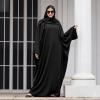 imageIDOPIP Abayas for Women Muslim Dress with Hijab OnePiece Long Sleeve Islamic Prayer Dress with Khimar Jilbab Kaftan ClothesBlack  Hijab