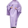 imageIDOPIP Abayas for Women Muslim Dress with Hijab OnePiece Long Sleeve Islamic Prayer Dress with Khimar Jilbab Kaftan ClothesLight Purple 1pc Dress Only