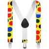 imageIDOPIP Baby Boys Circus Cake Smash Outfit Little Clown Costume 1st Birthday Diaper Cover Suspender Bowtie Set for Photo PartyBlue 4pcs