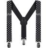imageIDOPIP Kids Baby Boys Birthday Cake Smash Outfit Gentleman Necktie Shirt Suspenders Shorts Ears Halloween Christmas CostumeBlack 4pcs