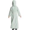 imageIDOPIP Kids Girls Muslim Abaya Dress with Belt Long Sleeve Zip Hooded Islamic Kaftan Maxi Dress Full Cover Thobe Gown ClothesGreen Hooded