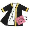 imageIDOPIP Muslim Baby Boys Ramadan Eid Outfit Cardigan Kaftan Thobe Arabic Islamic Abaya Dubai Robe Clothes with Head ScarfRopeBlack