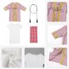 imageIDOPIP Muslim Baby Boys Ramadan Eid Outfit Cardigan Kaftan Thobe Arabic Islamic Abaya Dubai Robe Clothes with Head ScarfRopePurple