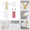 imageIDOPIP Muslim Baby Boys Ramadan Eid Outfit Cardigan Kaftan Thobe Arabic Islamic Abaya Dubai Robe Clothes with Head ScarfRopeWhite