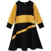 imageIDOPIP Muslim Girls Dress for Kids Long Sleeve Islamic Prayer Abaya Dress Maxi Kaftan Thobe with Hijab 2PCS Modest ClothesBlack
