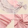 imageIDOPIP Muslim Girls Dress for Kids Long Sleeve Islamic Prayer Abaya Dress Maxi Kaftan Thobe with Hijab 2PCS Modest ClothesPink  Plain