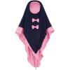 imageIDOPIP Muslim Girls Dress for Kids Long Sleeve Islamic Prayer Abaya Dress Maxi Kaftan Thobe with Hijab 2PCS Modest ClothesPink  Ruffle