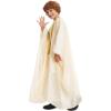 imageIDOPIP Muslim Thobe for Boys Islamic Arabic Kaftan Robe Ramadan Kids Long Sleeve Embroidery Tassels Open Front Cardigan ThobeBeige