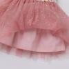 imageIDOPIP Toddler Baby Girls Tutu Dress Smocked Princess Strawberry Melon Birthday Party Dresses with Headband Cake Smash OutfitDusty Pink Rainbow