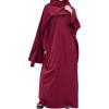 Wine Red (1pc Dress Only) Wine Red (1pc Dress Only)