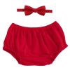 imageIDOPIP Baby Boys First 1st Valentines Day Birthday Cake Smash Outfit Gentleman Formal Bowtie and Diaper Covers Bloomers Shorts Clothes Set for Photo Props Party Red Bowtie 324 MonthsRed Bowtie