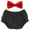 Black + Red Bowtie