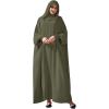 imageIDOPIP Muslim Dresses for Women One Piece Long Sleeve Islamic Prayer Ramadan Abaya Hooded Hijab Loose Maxi Kaftan Dubai RobeArmy Green
