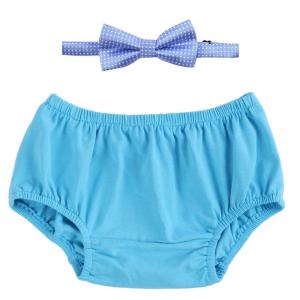 imageIDOPIP Baby Boys First 1st Valentines Day Birthday Cake Smash Outfit Gentleman Formal Bowtie and Diaper Covers Bloomers Shorts Clothes Set for Photo Props Party Red Bowtie 324 MonthsBlue Bowtie