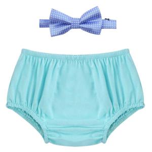 imageIDOPIP Baby Boys First 1st Valentines Day Birthday Cake Smash Outfit Gentleman Formal Bowtie and Diaper Covers Bloomers Shorts Clothes Set for Photo Props Party Red Bowtie 324 MonthsLight Blue Bowtie