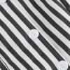 imageIDOPIP Women 1950s Vintage Swing Dress Puff Sleeve Cocktail Party Dress Formal Rockabilly Evening Elegant Retro Midi DressBlack White Striped