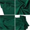imageIDOPIP Women Elegant Satin Dress Sleeveless Halter Prom Party Gown Cocktail Bridesmaid Wedding Guest Outfit Formal Maxi DressGreen