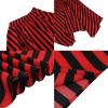 imageIDOPIP Women Renaissance Costume Halloween Pirate Dress Medieval Smoked Offshoulder Top Striped Skirt Bandana Corset OutfitApricot