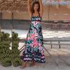 imageIDOPIP Womens Summer Casual Dress Beach Floral Maxi Dress Elegant Spaghetti Sleeveless Smocked Sundress Weeding Guest DressFloral