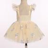 imageIDOPIP Baby Girls Butterfly Tutu Dress Summer Sleeveless Backless Princess Birthday Party Dresses Ruffle Tulle Sundress 6M5TChampagne  Floral