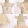 imageIDOPIP Baby Girls Butterfly Tutu Dress Summer Sleeveless Backless Princess Birthday Party Dresses Ruffle Tulle Sundress 6M5TChampagne  Floral