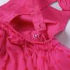 imageIDOPIP Baby Girls Tutu Dress Summer Sleeveless Backless Princess Birthday Party Dresses Ruffle Tulle Bowknot Romper SundressHot Pink