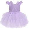 imageIDOPIP Baby Girls Tutu Dress Summer Sleeveless Backless Princess Birthday Party Dresses Ruffle Tulle Bowknot Romper SundressPurple