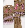 imageIDOPIP Baby Girls Wild Jungle Safari 1st Birthday Outfit Toddler Leopard Giraffe Tutu Dress with Hat Clothes for Photo ShootBrown