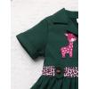 imageIDOPIP Baby Girls Wild Jungle Safari 1st Birthday Outfit Toddler Leopard Giraffe Tutu Dress with Hat Clothes for Photo ShootGreen