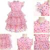 imageIDOPIP Girls Polka Dot Tiered Tulle Tutu Dress Princess Formal Evening Prom Gown Pageant Christening Photo Shoot Mesh DressPink