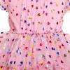 imageIDOPIP Girls Polka Dot Tiered Tulle Tutu Dress Princess Formal Evening Prom Gown Pageant Christening Photo Shoot Mesh DressPink
