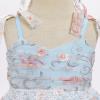 imageIDOPIP Toddler Baby Girls Embroidery Floral Tutu Dress Summer Sleeveless Bow Smocked Backless Princess Birthday Party DressesBlue