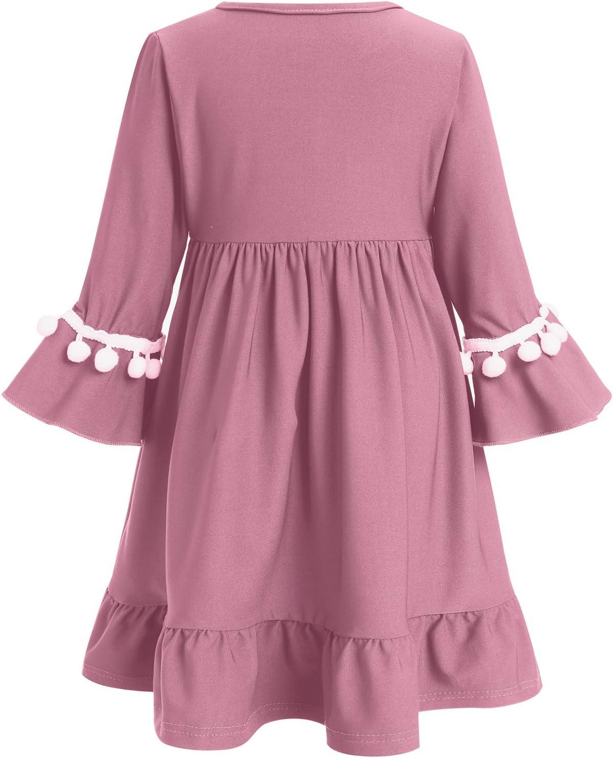 imageIDOPIP Baby Girls Muslim Abayas Dress with Hijab 2PCS Prayer Clothes for Toddler Kids Girl Ramadan Dresses Islamic Dubai RobePurple Pink
