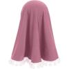 imageIDOPIP Baby Girls Muslim Abayas Dress with Hijab 2PCS Prayer Clothes for Toddler Kids Girl Ramadan Dresses Islamic Dubai RobePurple Pink