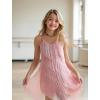 imageIDOPIP Kids Girls 1920s Flapper Dress Tassels Sequins Fringe Latin Dance Dress Gatsby Halloween Party Ballroom Dance CostumesPink