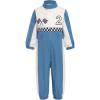 imageIDOPIP Baby Boys 1st 2nd Birthday Outfit Race Car Driver Romper Girls Racer Jumpsuit Kids Racing Suit Toddler Dress up OutfitBlue 2