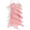 imageIDOPIP Kids Girls 1920s Flapper Dress Tassels Sequins Fringe Latin Dance Dress Gatsby Halloween Party Ballroom Dance CostumesPink