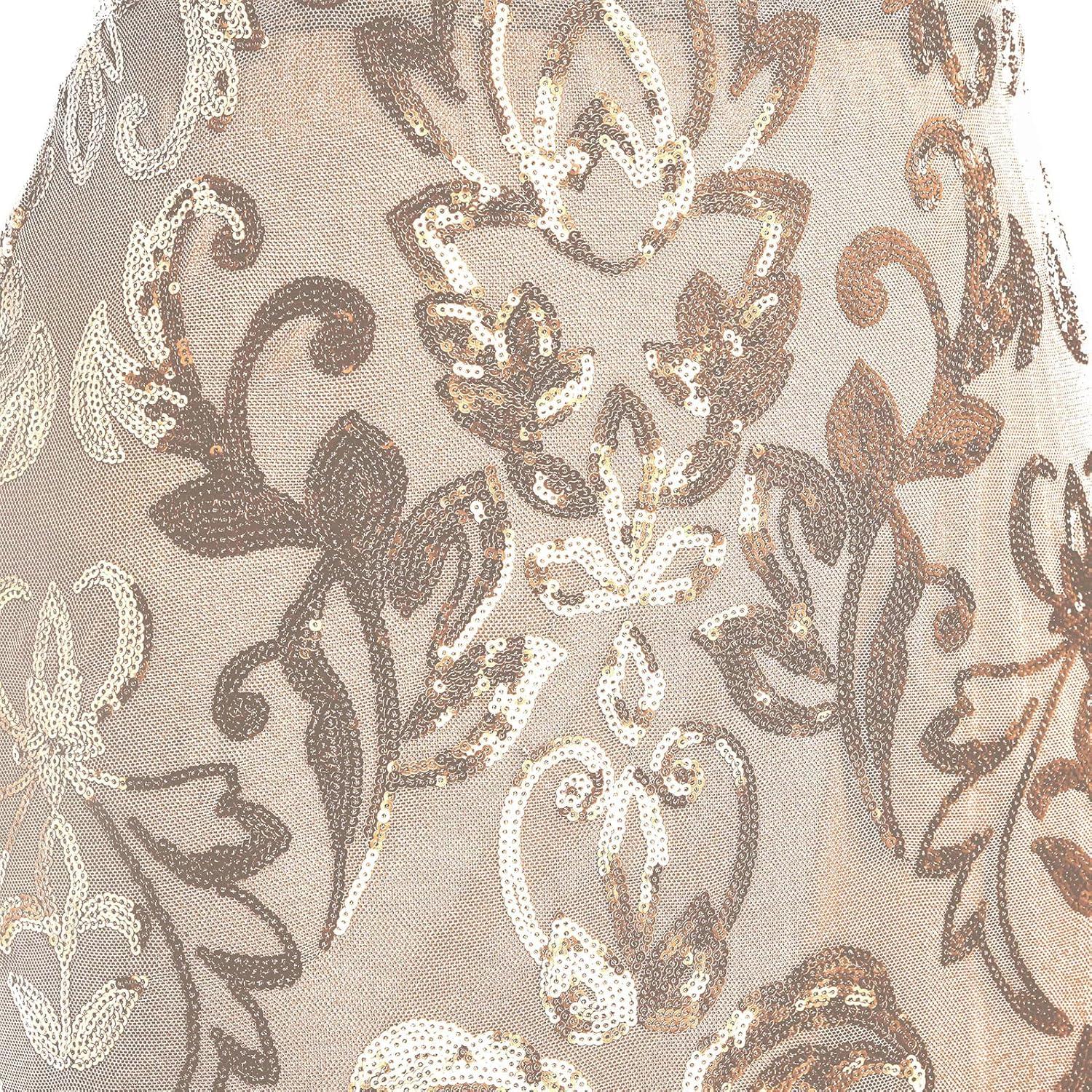 imageIDOPIP Womens Sparkly Sequin Dress Spaghetti Straps Bodycon Mini Dress Glitter Homecoming Cocktail Party Night Club DressesGold