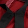 imageIDOPIP 1950s Women Vintage Swing Dress Elegant Tie Neck Cocktail Midi Dress ALine Formal Wedding Evening Party Retro DressWine Red