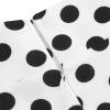 imageIDOPIP Women 50s Vintage Polka Dot Skirt High Waist ALine Floral Swing Skirt Summer Elegant Cocktail Flowy Boho Belted SkirtWhitepolka Dot