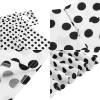 imageIDOPIP Women 50s Vintage Polka Dot Skirt High Waist ALine Floral Swing Skirt Summer Elegant Cocktail Flowy Boho Belted SkirtWhitepolka Dot