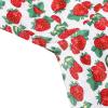 imageIDOPIP Women Vintage Elegant Swing Dress Mango Strawberry Cherry Rose Print Midi Dress 1950s Retro A Line Cocktail Prom Gown