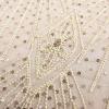 imageWomens 1920s Flapper Dress Vintage Great Gatsby Party Sequin Maxi Evening Cocktail Dresses with 20s Accessories SetApricot