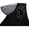 imageWomens 1920s Flapper Dress Vintage Great Gatsby Party Sequin Maxi Evening Cocktail Dresses with 20s Accessories SetBlack